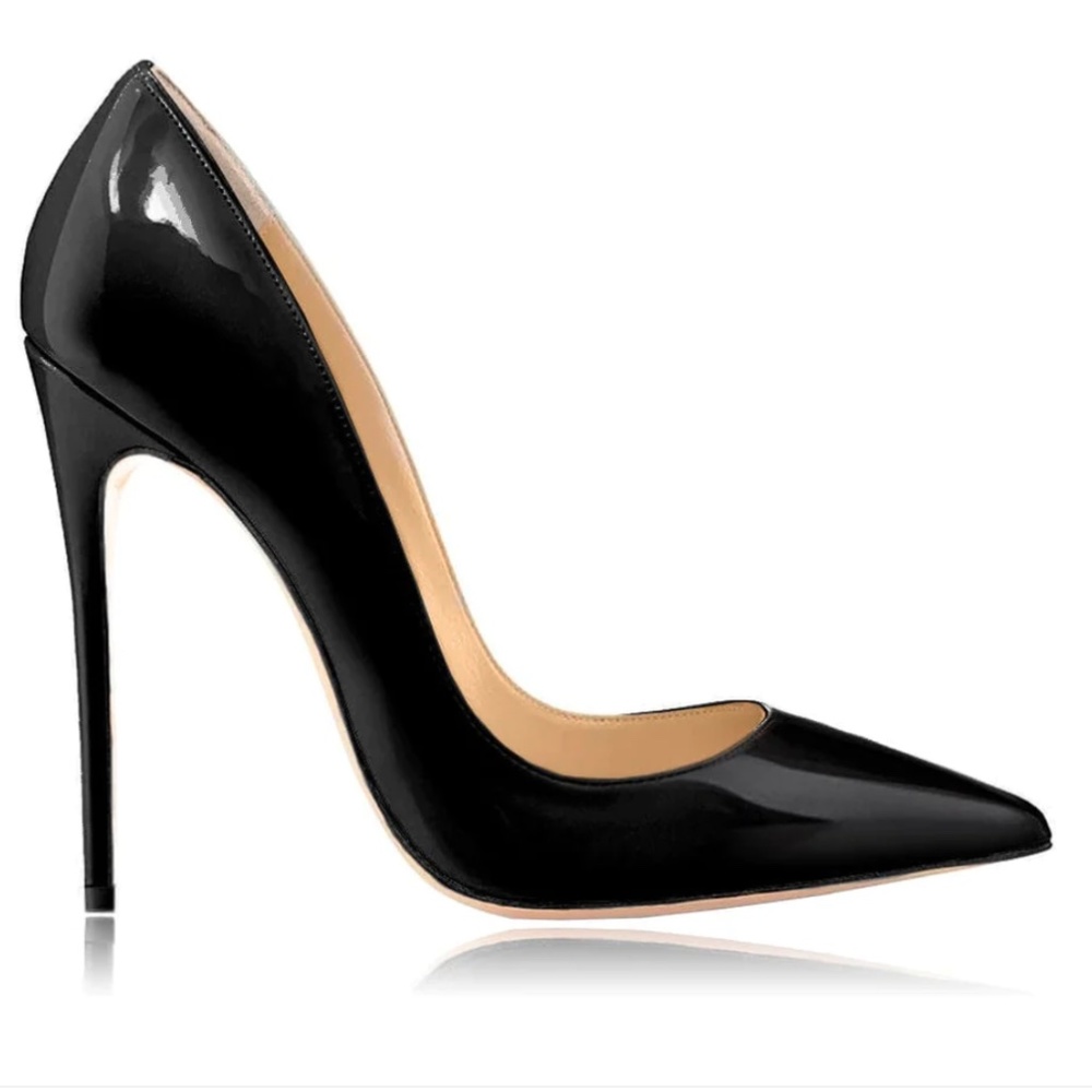 Identita SWAMI BLACK PATENT 120mm NWT